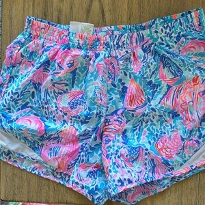 Lilly Pulitzer Luxletic workout shorts